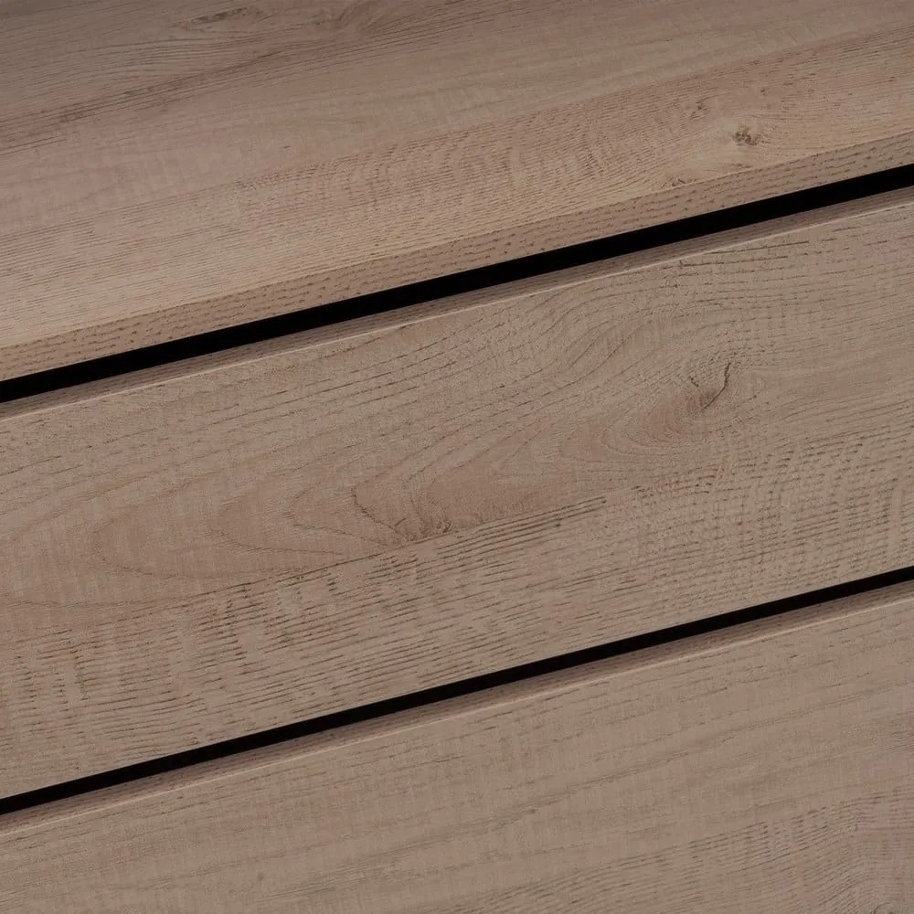 Отворен модулен шкаф от декор от дъб в естествен цвят 80x180x45 cm Modular – Casa Selección