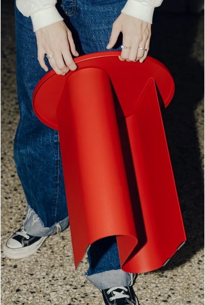 Метална кръгла странична масичка ø 35 cm Sato – noo.ma