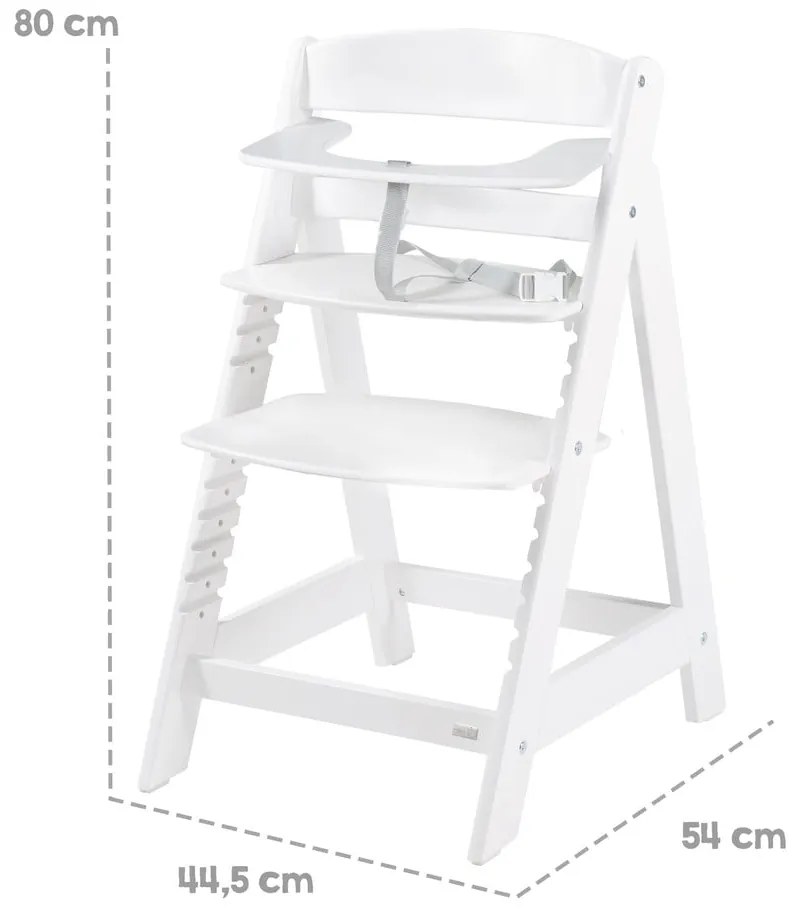 Бял стол за хранене Luxe – Roba