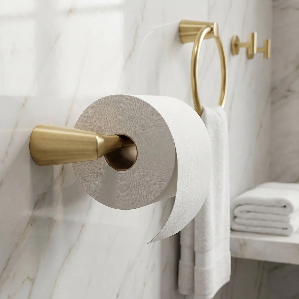 Поставка за тоалетна хартия 16205 VIBE Brush Gold