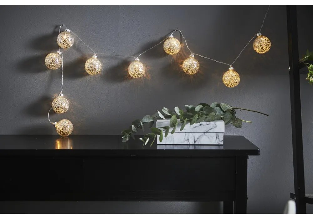 Коледна светлинна верига 130 cm Glitter - Star Trading