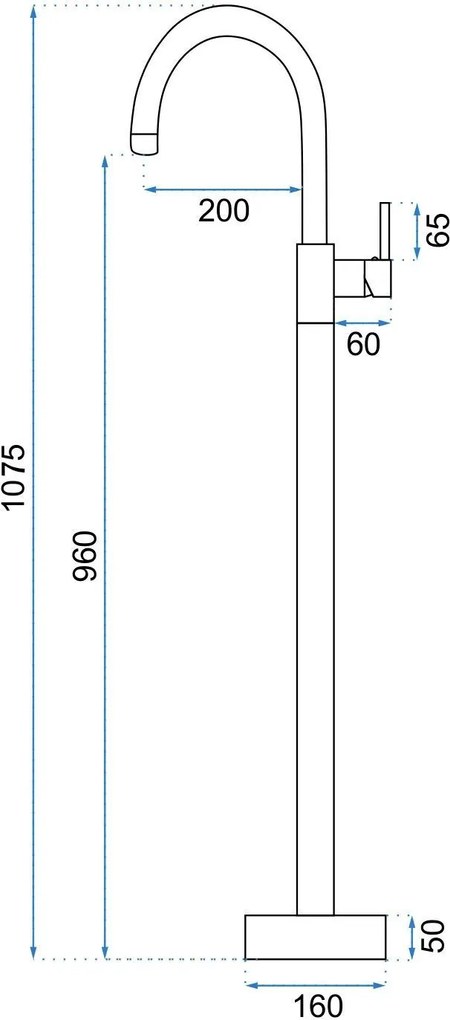 кран за мивка Rea Lungo Titan