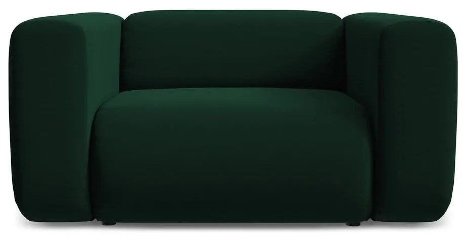 Тъмнозелено кадифено кресло Ekahi – Makamii