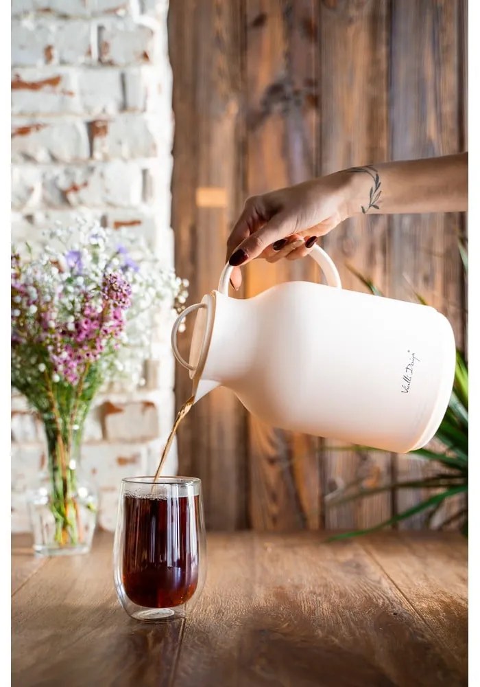 Бежов термос , 1 л - Vialli Design