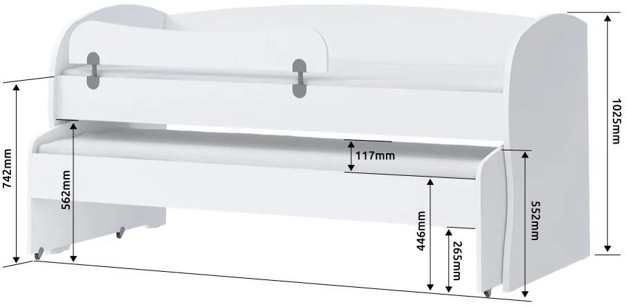 Гатанка плюс Детско легло-двойна топка