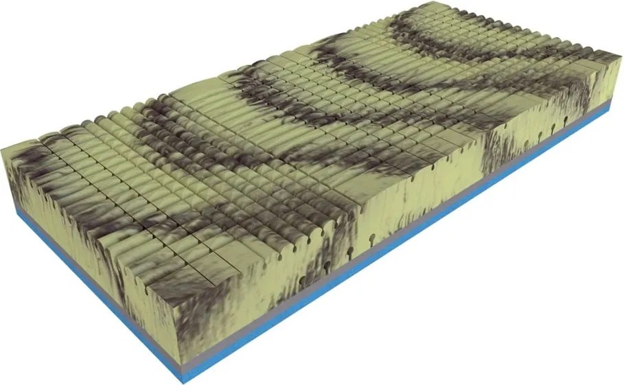 Средно твърд/мек матрак с пяна с две лица 80x200 cm Herbal visco – Materasso