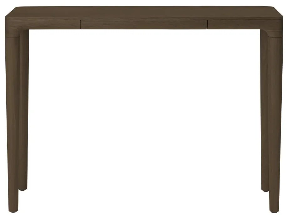 Конзолна маса от кафяв дъб 12x110 cm Heart'n'Soul - UMAGE