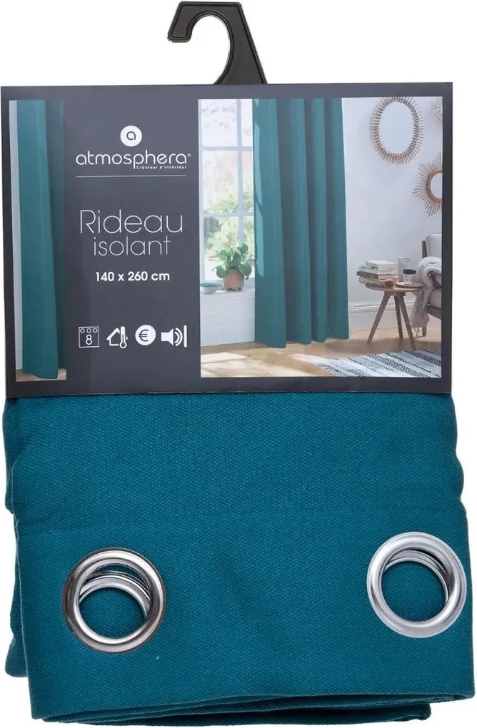 Термо завеса atmosphera Isa, 140x260 cm - Охра