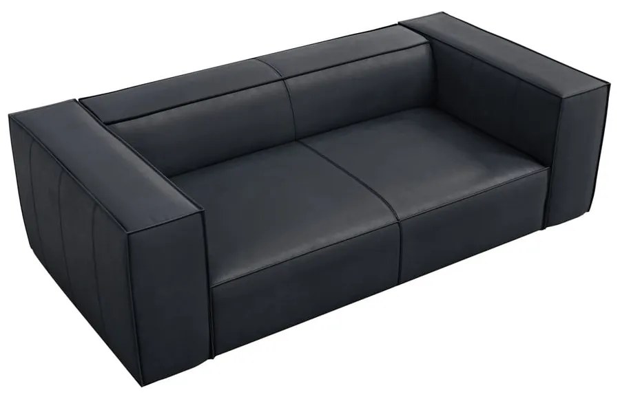 Тъмносин кожен диван 212 cm Madame – Windsor &amp; Co Sofas