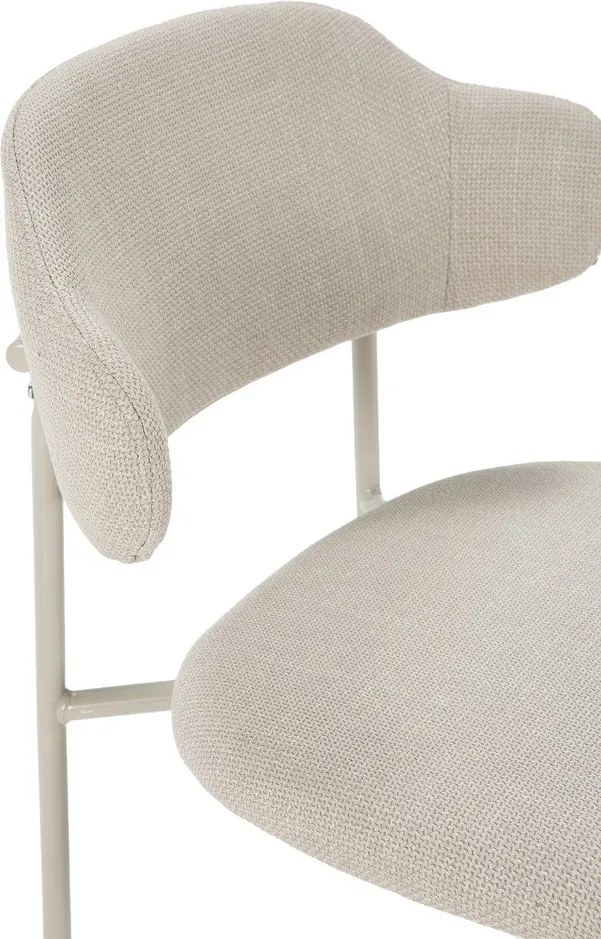 Кремави трапезни столове в комплект от 4 бр. Adriel – Marckeric