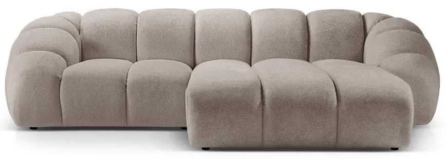 Бежов ъглов диван (десен ъгъл) Diana – Micadoni