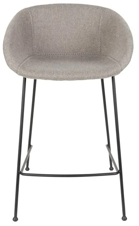 Комплект от 2 сиви бар столове , височина на седалката 65 cm Feston - Zuiver