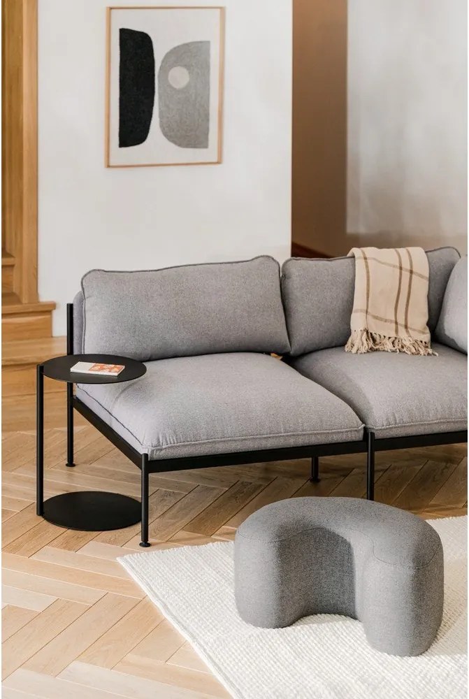 Сива вълнена табуретка Ü – noo.ma