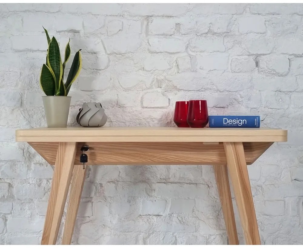 Сгъваема трапезна маса с ясенов плот 65x90 cm Envelope – Ragaba