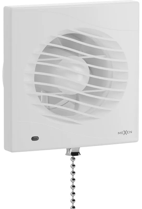 Mexen DXS 120 вентилатор за баня, кабелният превключвател, бял - W9603-125K-00