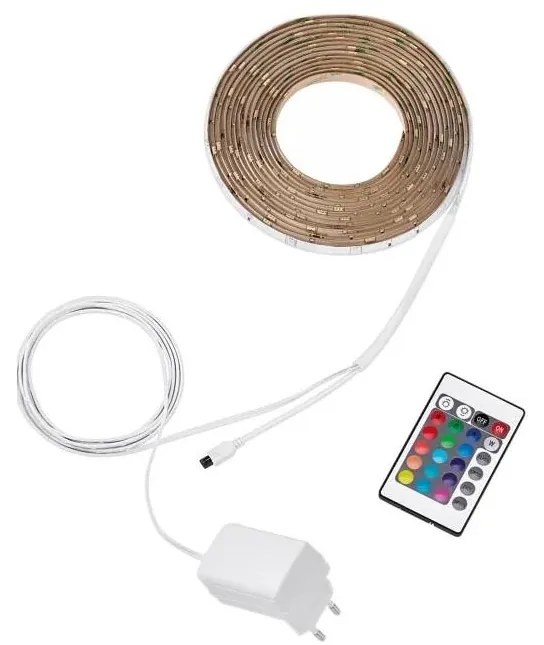 Philips - RGB LED димируема лента 5m LED/12W/230V + дистанционно управление