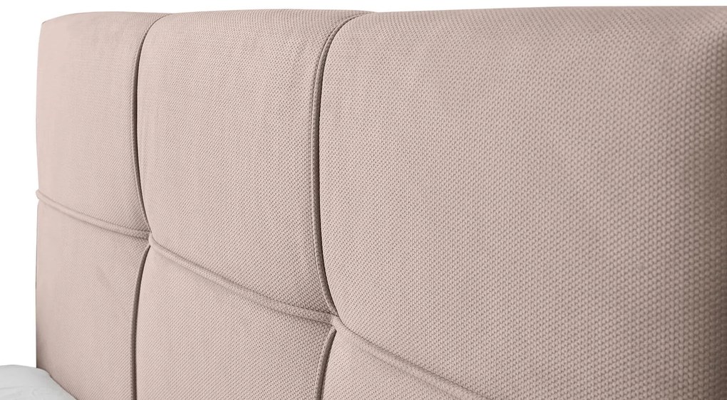 Тапицирано легло Manhattan-Mocca-90 x 200-Με μηχανισμό ανύψωσης