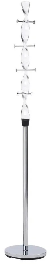 Закачалка за палта 180x30 см лъскав хром