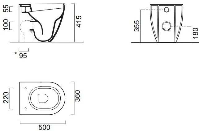 Тоалетна Gsi Pura L