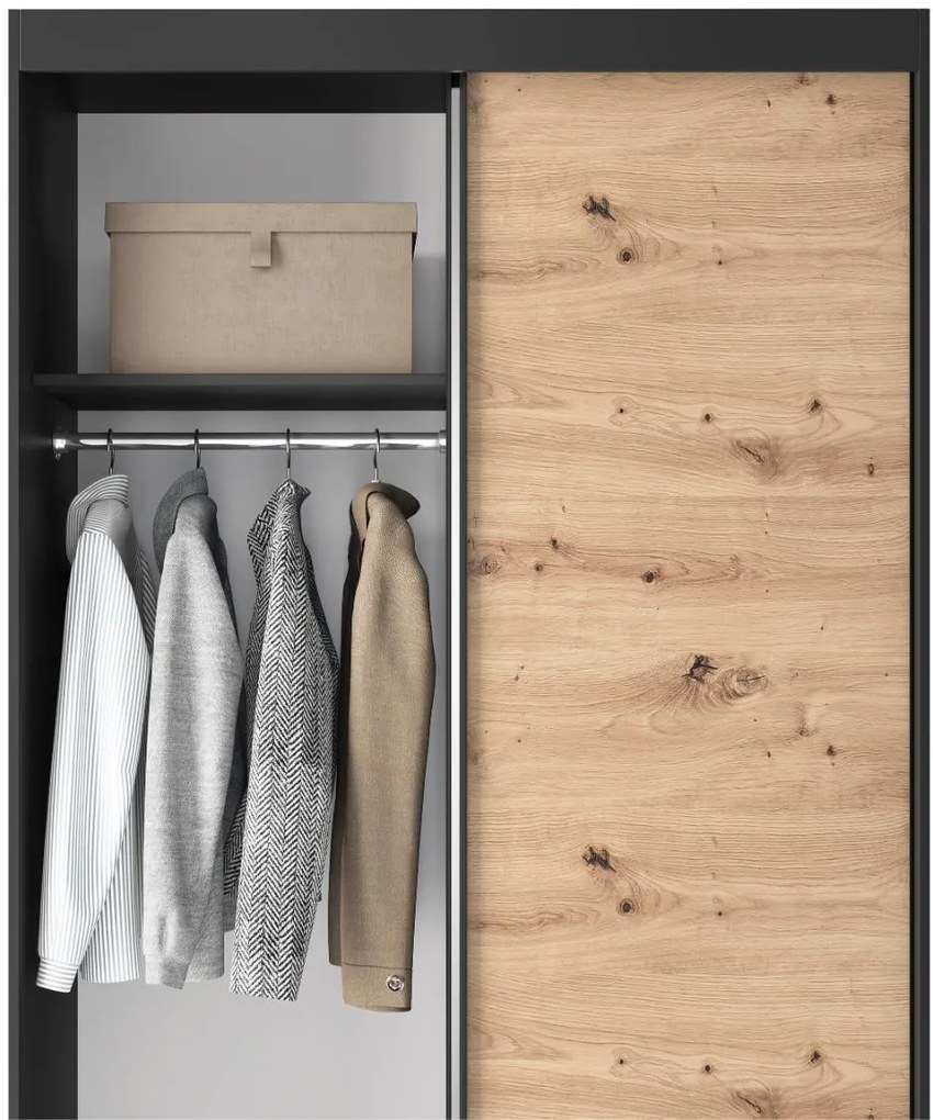 Плъзгащ се гардероб Svole II с Огледало