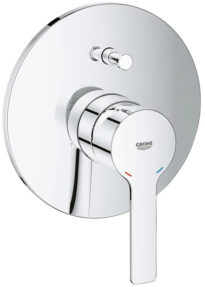 Exterior parts of bathroom faucet Grohe Lineare New-Glossy silver-16.3x19.3