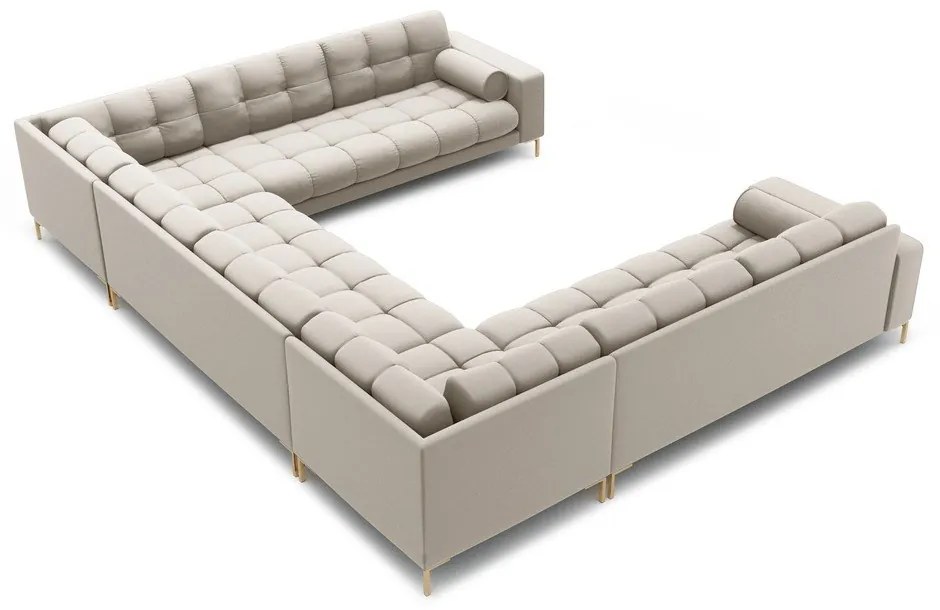 Бежов ъглов диван ("U" форма) Bali – Cosmopolitan Design