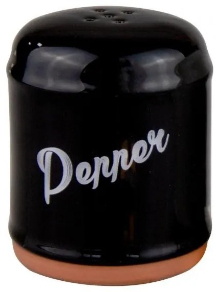 Horecano - Порцеланова пиперница HELLA-BLACK & WHITE-(HC-56553)