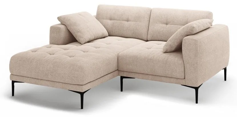 Светлокафяв ъглов диван (ляв ъгъл) Bemy – Micadoni