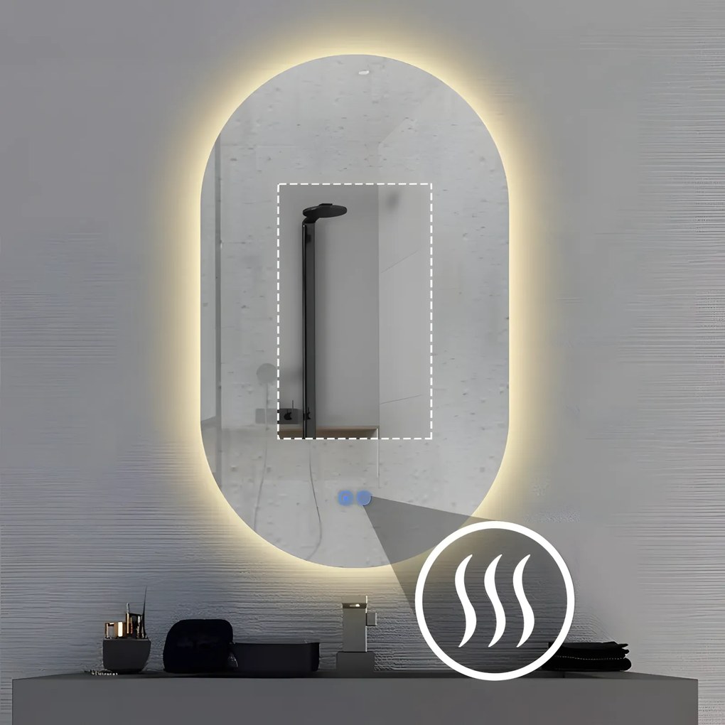 Огледало LED 50x80cm S027