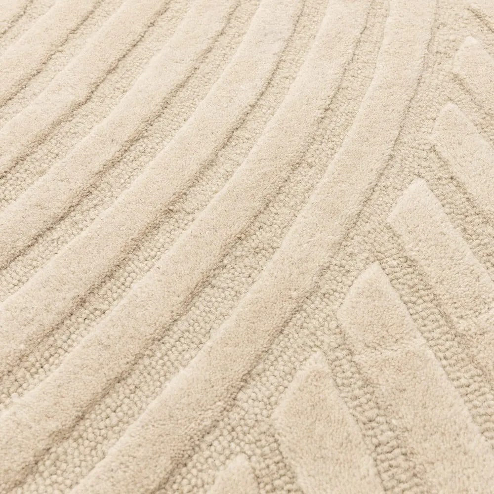 Бежов вълнен килим 200x290 cm Hague - Asiatic Carpets