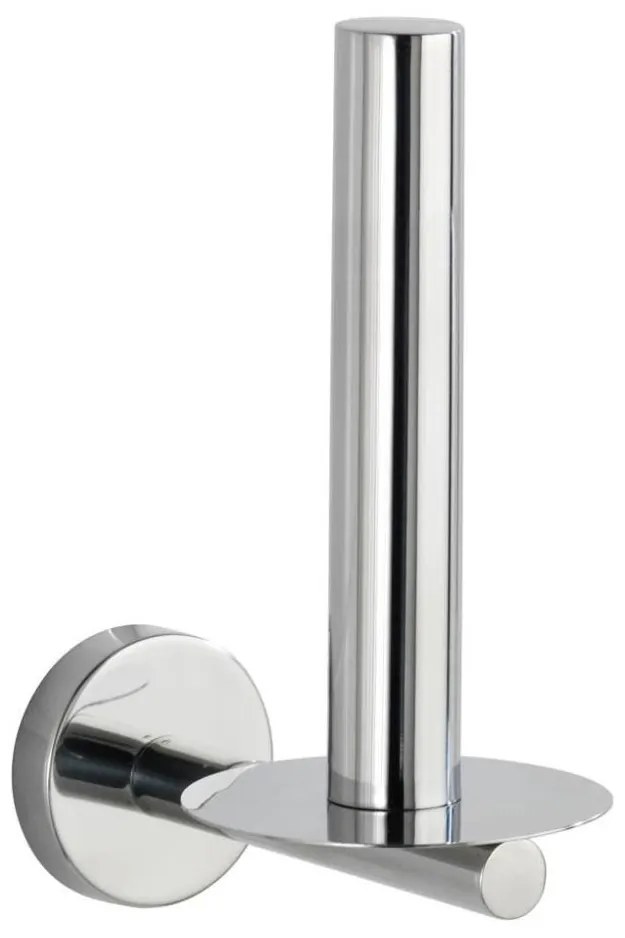 WENKO 20218100 - Държач за тоалетна хартия BOSIO SHINE 8x12,5 cm неръждаема стомана/сребрист