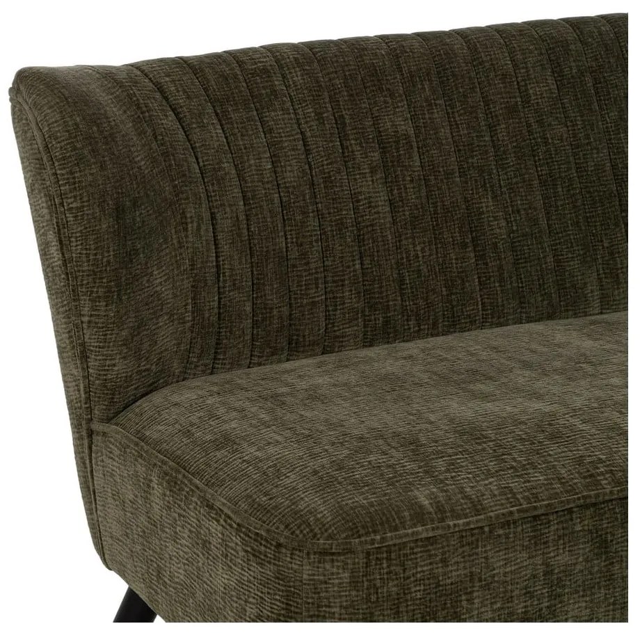 Зелен шенилов диван 134 cm Glam – Ixia