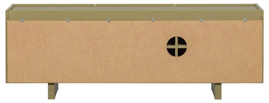 Зелена маса за телевизор от масивен бор 152x53x46 cm Basu – WOOOD