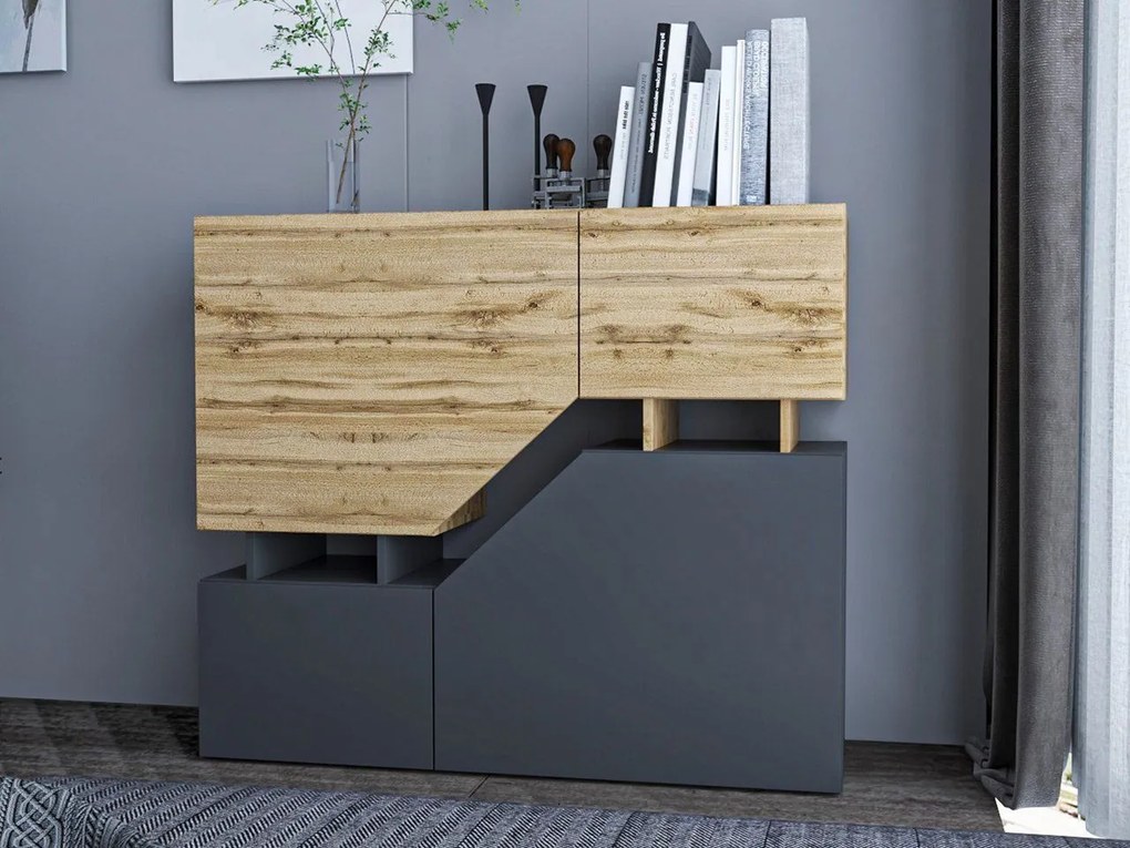 Бюфет Twilight-Дърво-Черен