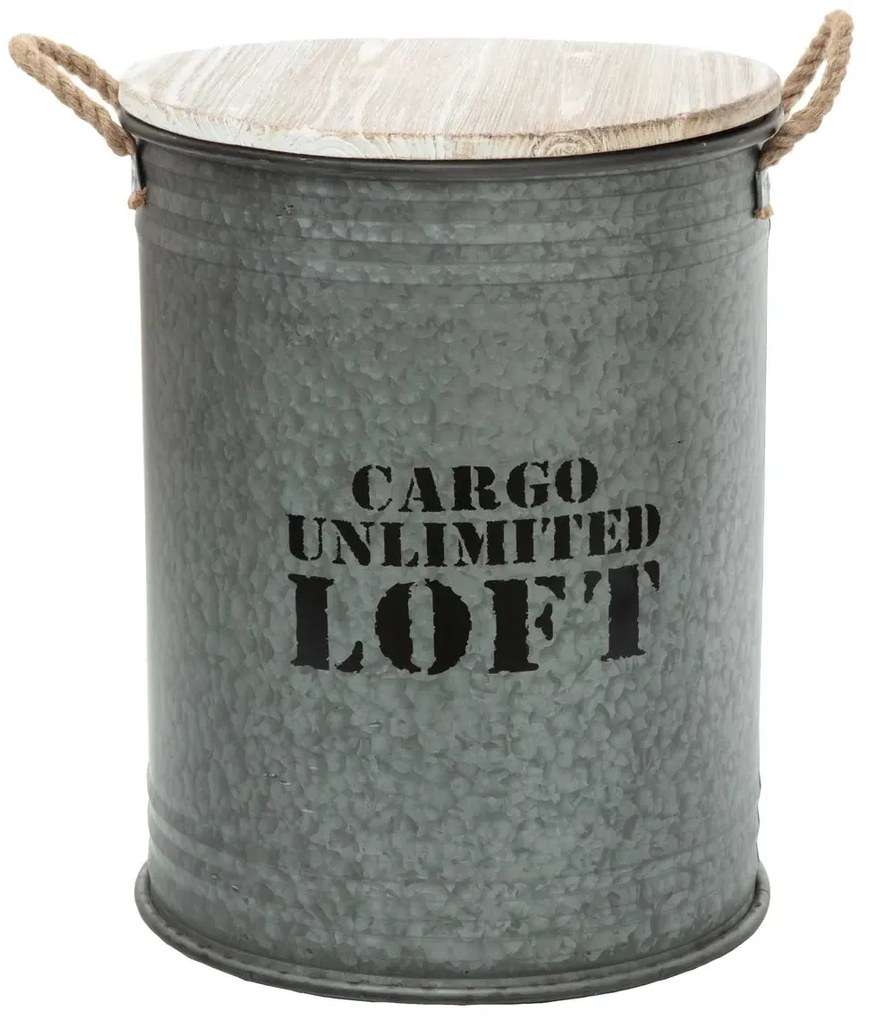 Сет кутии за съхранение atmosphera Bill, Метал, 36/25/30 cm, 3бр - Натурален