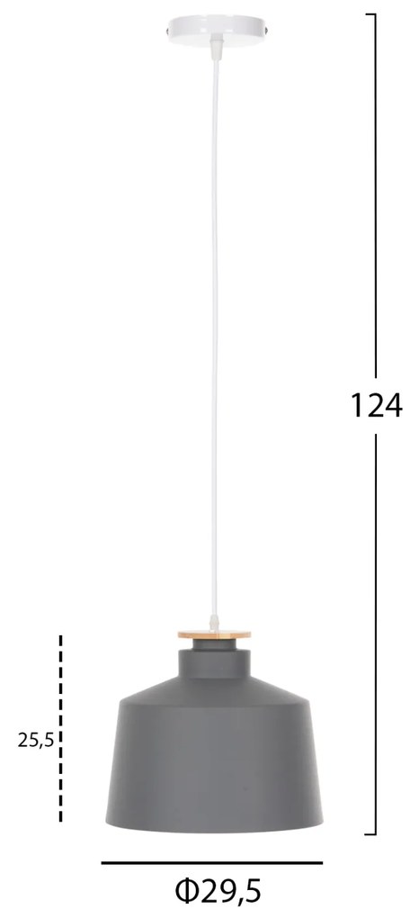 Лампа  HM4158.03 цвят сив-бял