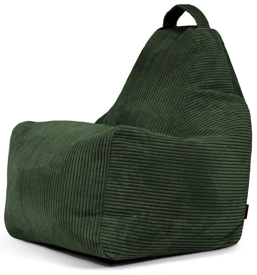 Зелен пуф от рипсено кадифе Play Amuse – SLOWDOWN