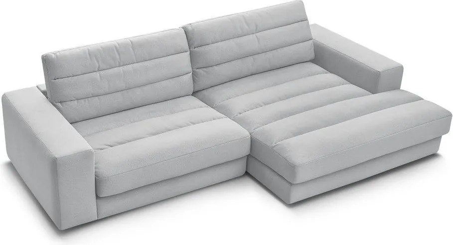 Светлосив кадифен ъглов диван (десен ъгъл) Sierra – Bobochic Paris