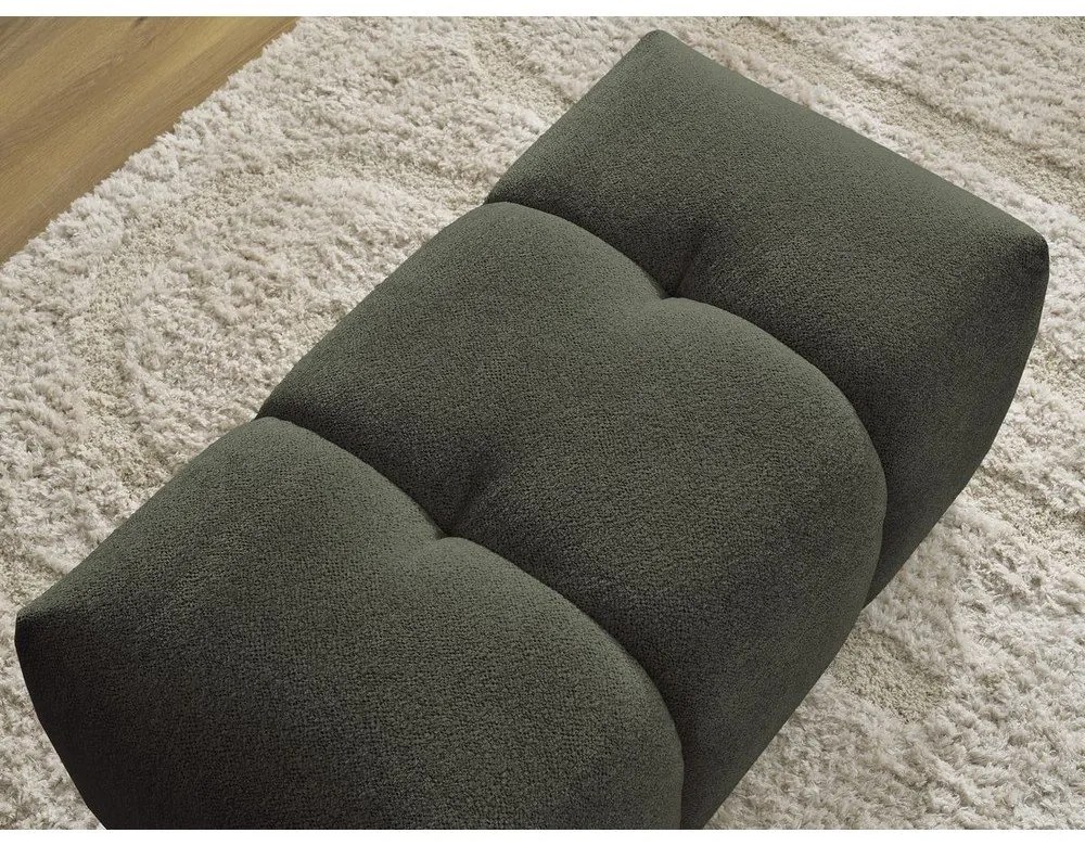 Шенилова табуретка в цвят каки Roxelane – Bobochic Paris