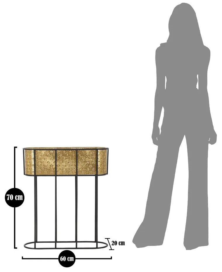 Метална стойка за цветя Oval - Mauro Ferretti