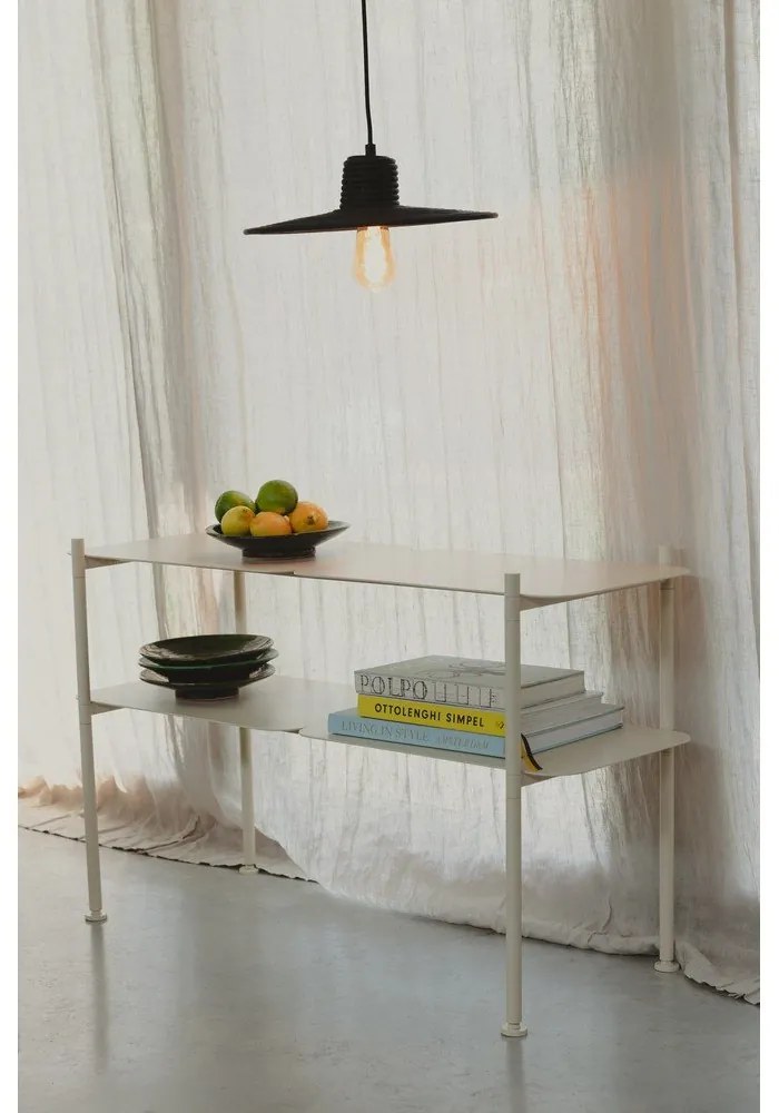 Черно затъмняващо се висящо осветително тяло с ратанов абажур ø 35 cm Balance – Zuiver