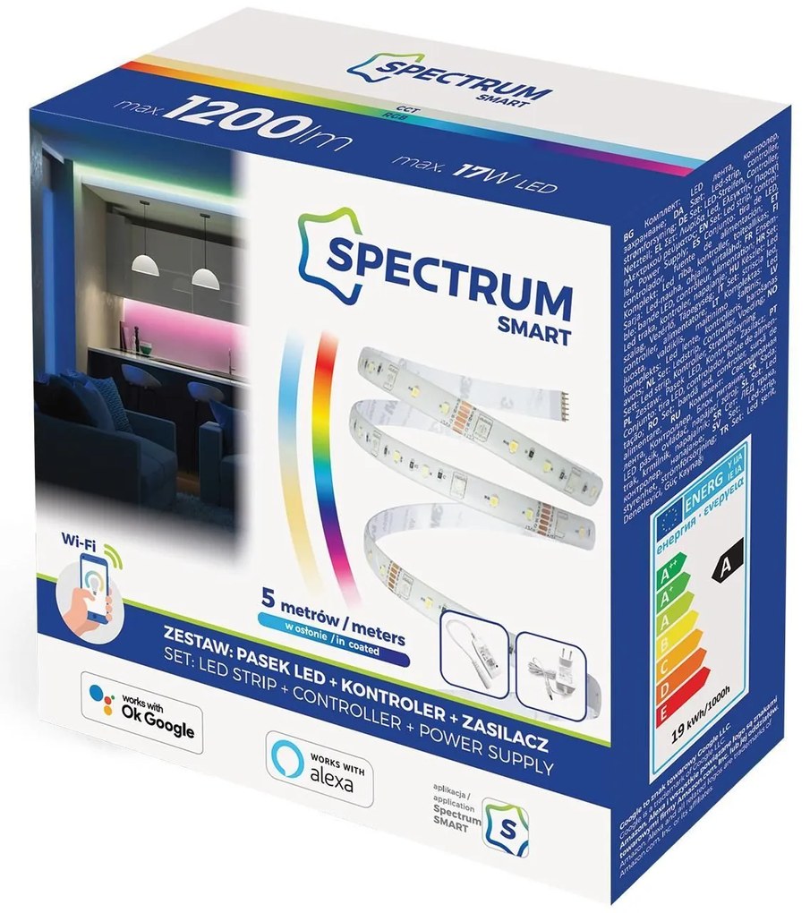 LED лента SMART 17W RGB WIFI 5M