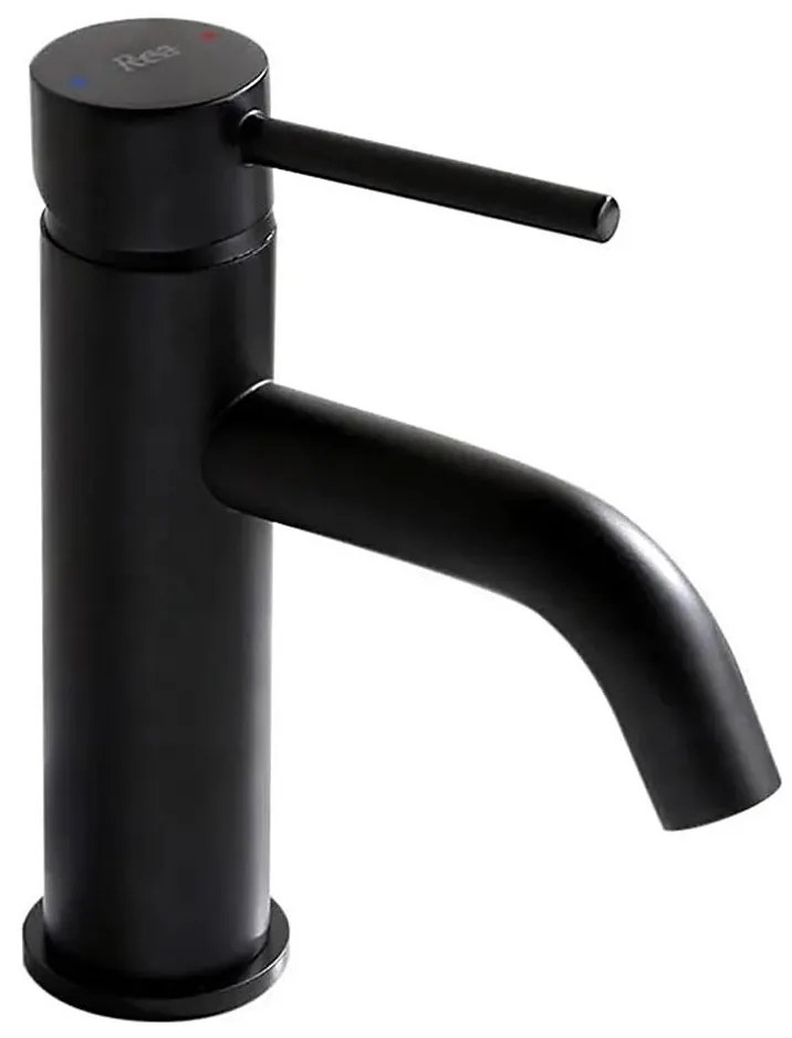 REA-B4102 - Смесител за мивка LUNGO 16,5 см, черен