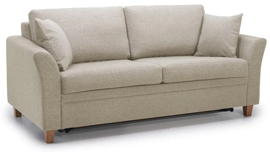 Бежов разтегателен диван 190 cm Sonia - Scandic