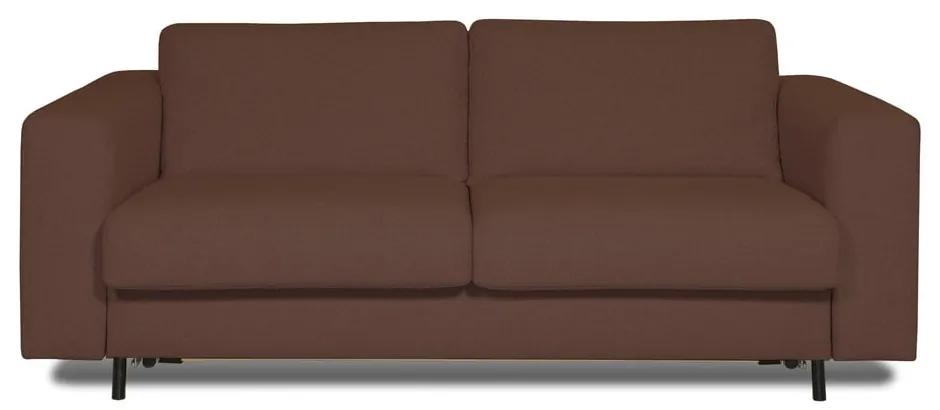 Кафяв разтегателен диван 202 cm Vika - Scandic