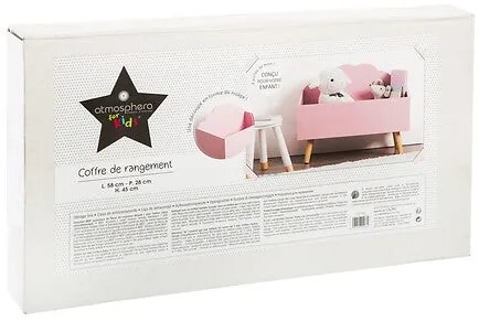 Детски скрин за съхранение atmosphera Cloud MDF - Бял