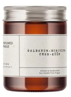 Ароматна свещ от соев восък време на горене 40 час #21 Galbanum, Pine, Leather – Perfumed Prague