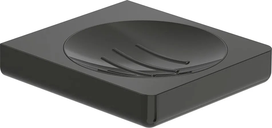 Сапунерка за стенен монтаж, A817023CN0, Roca, титаниево черно, 12х11см