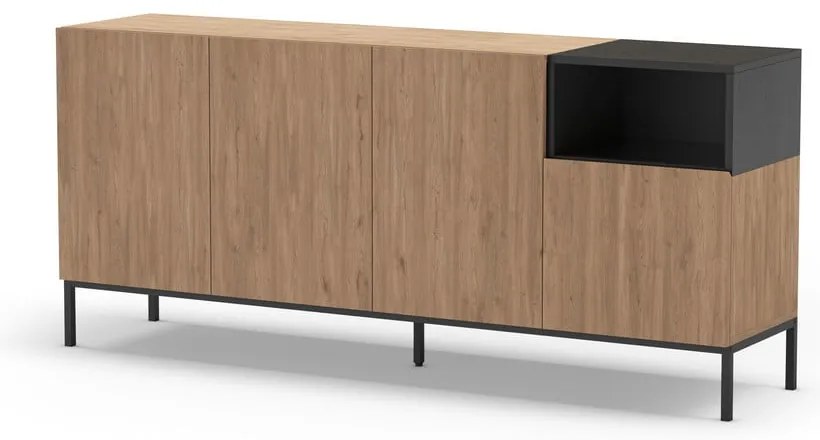 Скрин в естествен цвят 180x80 cm Cailin – Marckeric