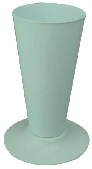 Serinova - Пластмасова ваза 14,5xh30см, 2,7л, зелена-(V004)